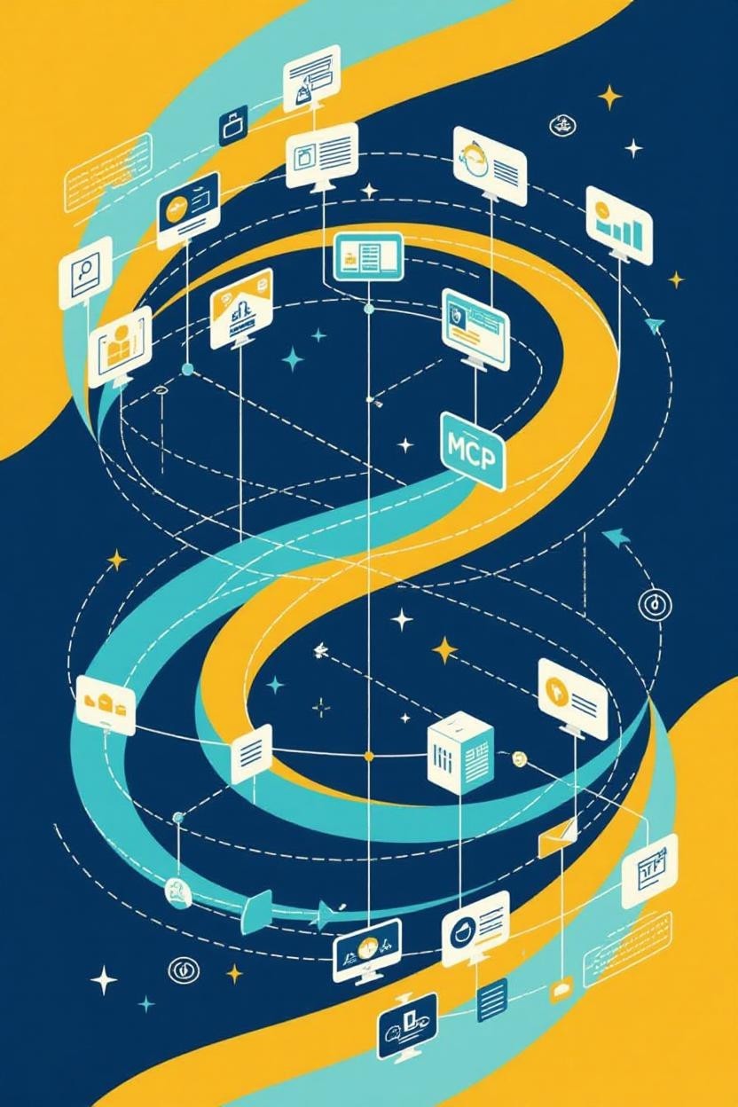 Technical diagram of MCP architecture