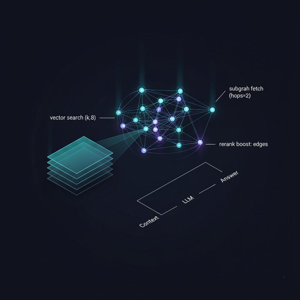 Semantic vector search and reranking architecture